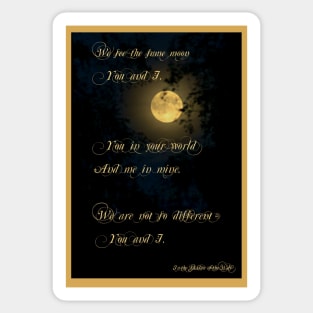 You and I Sticker